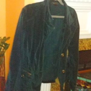 Style & Co Velvet Blazer SZ L